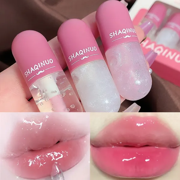 Mini Capsule Color Changing Glitter Lip Gloss